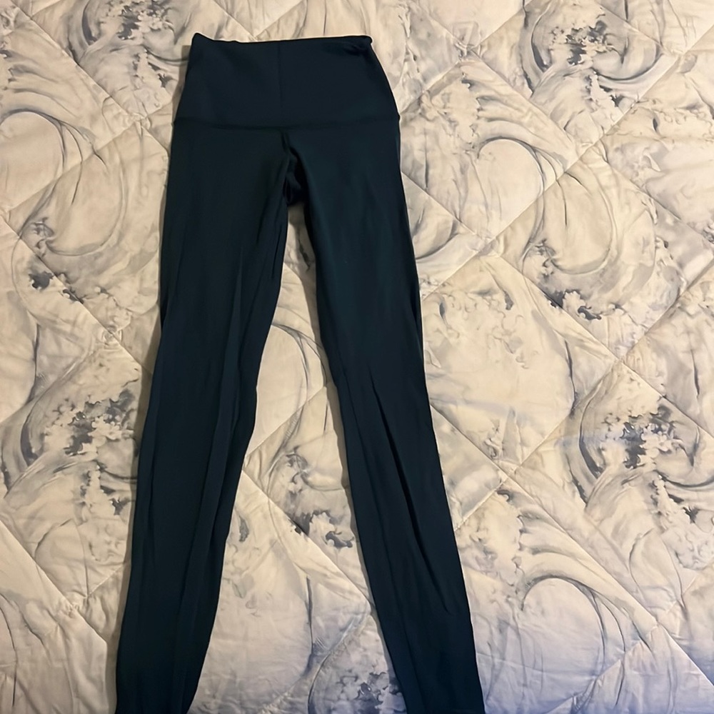Lululemon leggings teal size 2